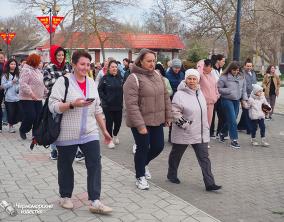 Черноморцы приняли участие  во Всероссийской акции  «10 тысяч шагов к жизни»