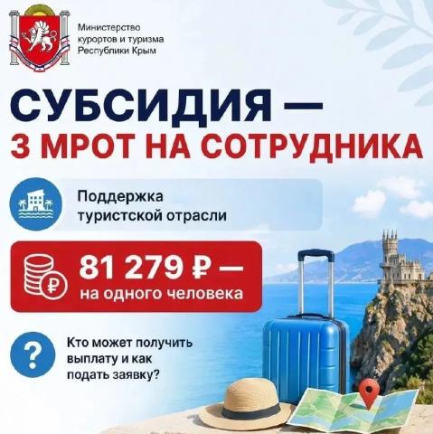 Правительство Российской Федерации запустило программу поддержки туристской отрасли