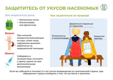 Комары, клещи переносчики заболеваний. Борьба с ними