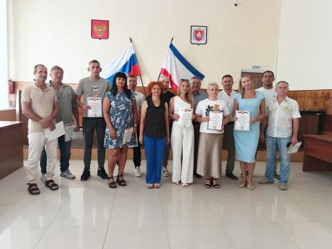 В Черноморском районе  отметили день строителя