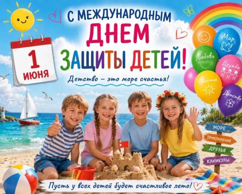 С Международным днем защиты детей!